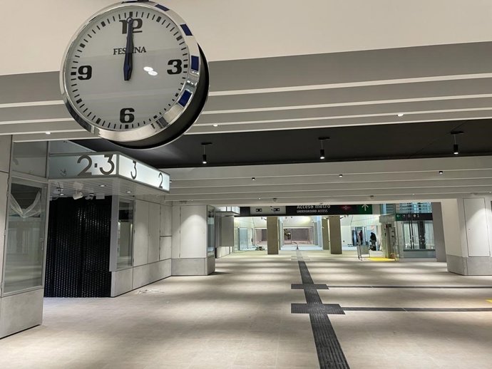 Archivo - Vestíbulo en Chamartín