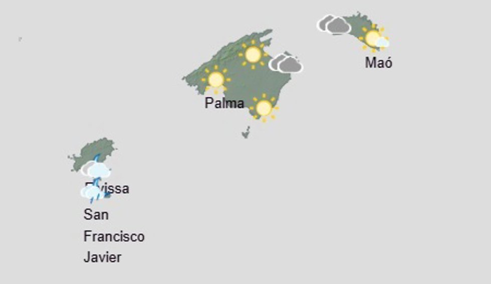 El tiempo hoy, miércoles 15 de octubre, en Baleares.