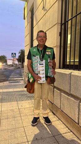 El vendedor de la ONCE Miguel Nieto Lozano