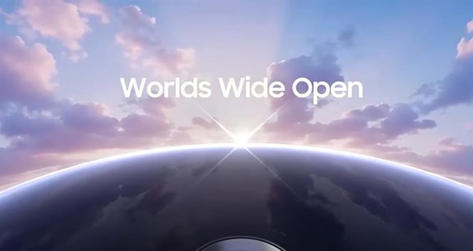 Anuncio del evento de presentación del dispositivo XR de Samsung.