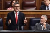 Foto: El PP aplaude en el Congreso Corina Machado y Bolaños les recuerda las dictaduras de Franco y Videla