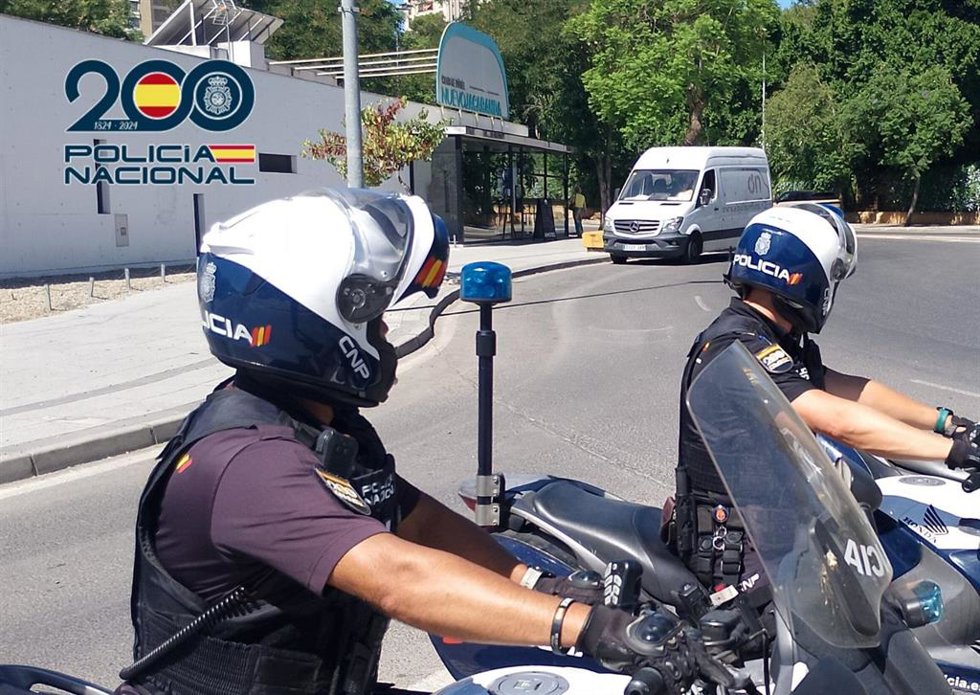 Archivo - Agentes de la Policía Naciona en Jerez