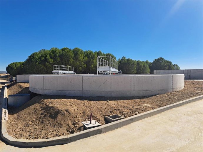 Obras de la EDAR de Aldeamayor de San Martín (Valladolid).