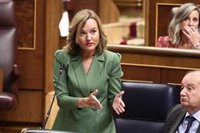 Pilar Alegría, ante la crítica de PP por tapar citas de Ábalos con prostitutas en un parador: "Mienten hasta la náusea"