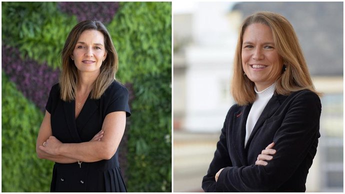 Archivo - De idza a dcha: Rocío Castedo, nueva directora de la oficina de transformación de Mutualidad; y Silvia Rubio, nueva directora del área corporativa y legal de Grupo Mutualidad.