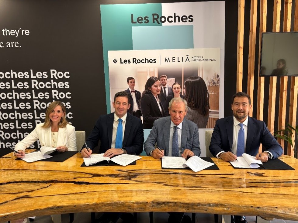 Meliá refuerza su apuesta por la formación con una alianza con Les Roches.