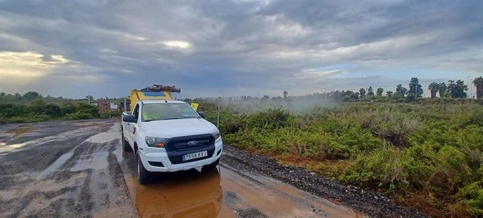 La Diputación intensifica el control de mosquitos tras las lluvias provocadas por la dana Alice