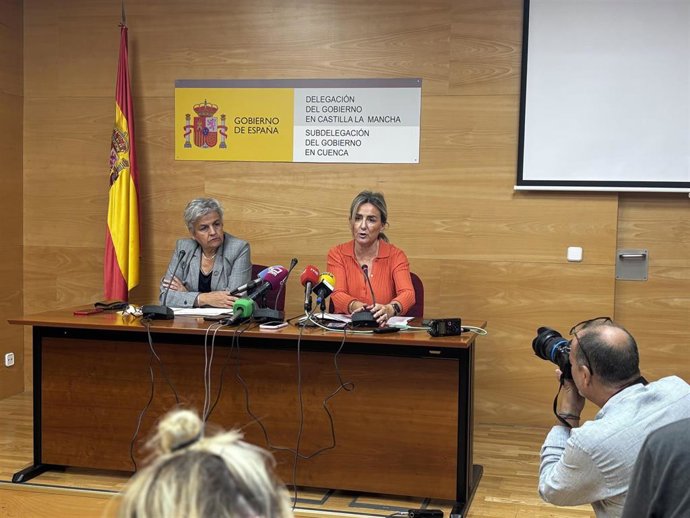 Rueda de prensa de la delegada del Gobierno en Castilla-La Mancha, Milagros Tolón.