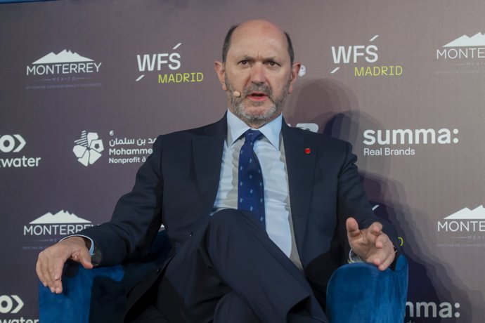 Rafael Louzán, presidente de la RFEF, en World Football Summit Madrid 2025