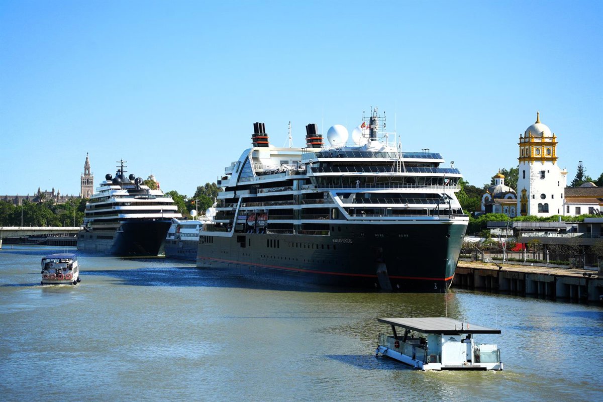 El Puerto de Sevilla prevé 16 escalas de cruceros hasta finales de noviembre