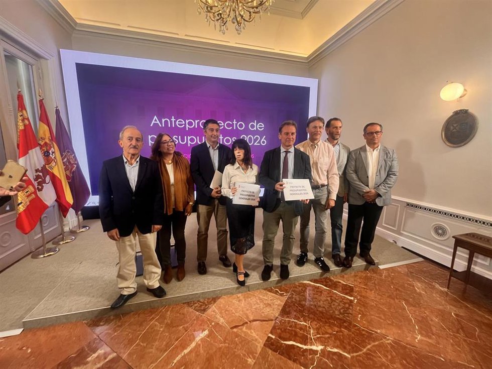 Un Momento De La Presentación De Los Presupuestos De La Diputación De Burgos Para 2026.