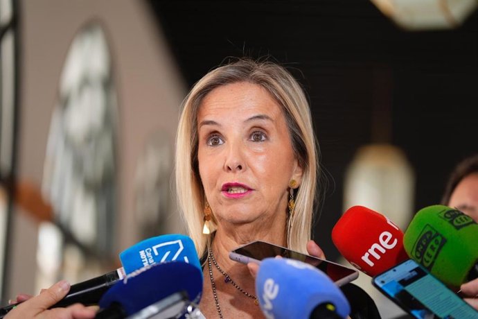 Ana Tárrago, fiscal superior de Andalucía, en el Parlamento de Andalucía.