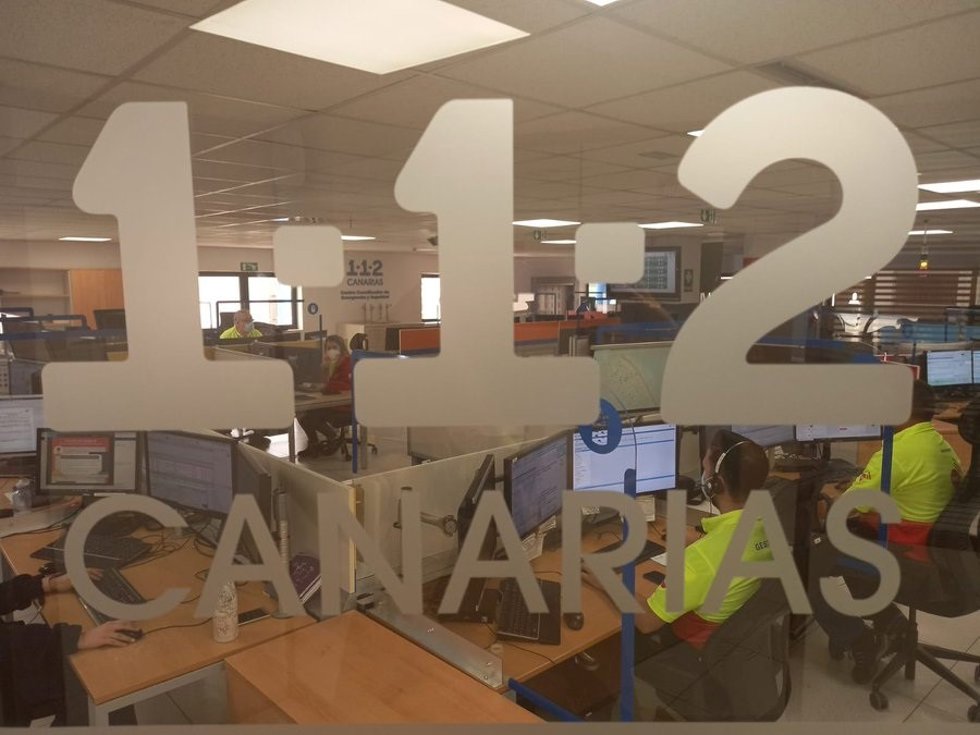 Sala operativa del 112 Canarias