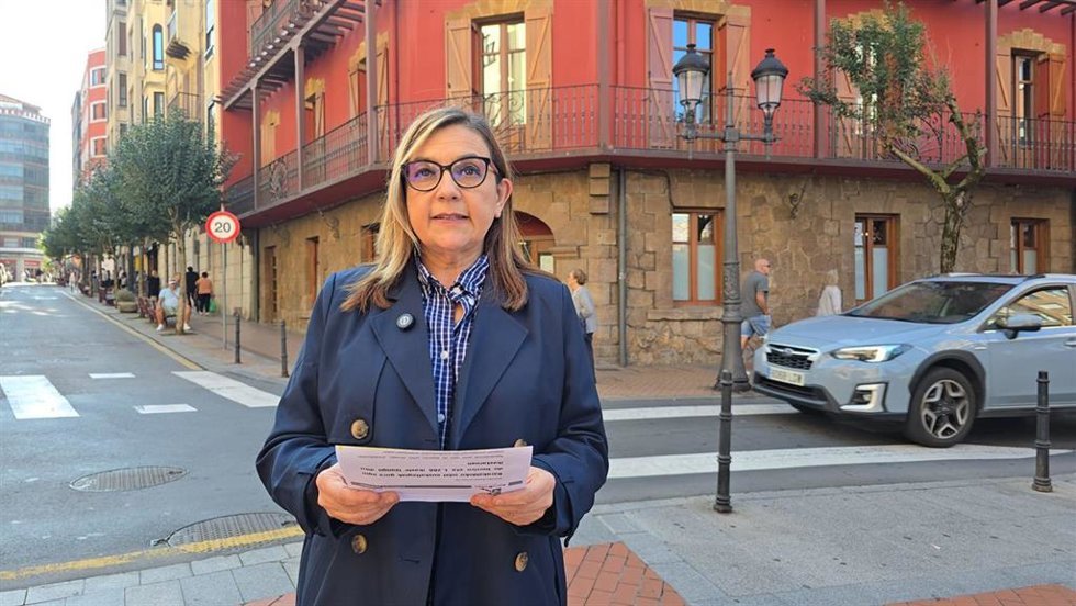 La edil de Euskera, Iratxe Foces.