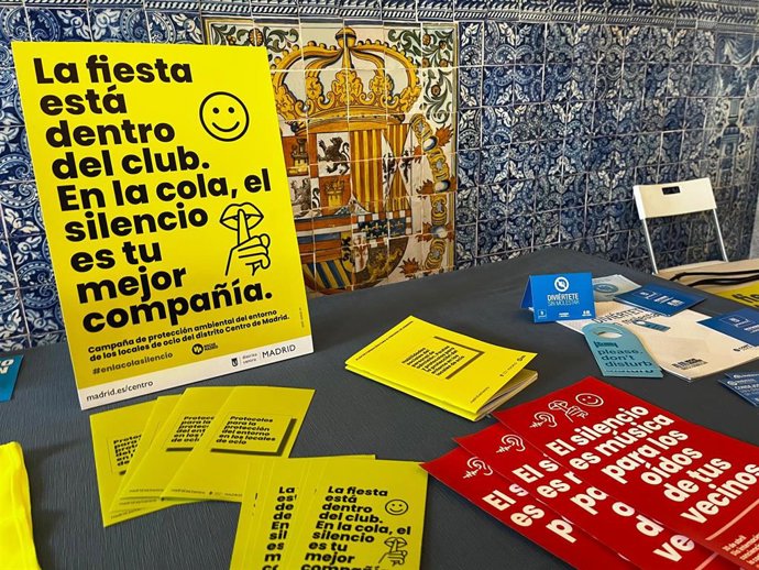 Una nueva campaña busca disminuir el ruido nocturno en el entorno de los locales de ocio del centro de la capital