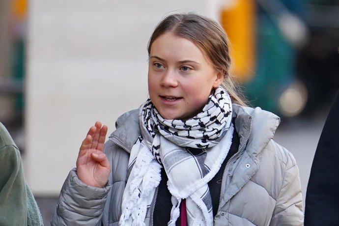 Archivo - Fotografía de archivo de la activista sueca GretaThunberg.
