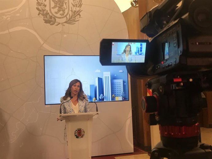 La alcaldesa de Zaragoza, Natalia Chueca