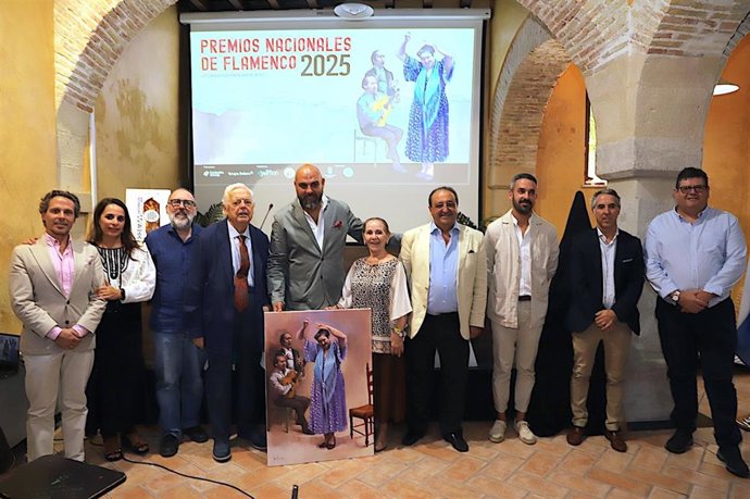 El delegado municipal de Cultura en el Ayuntamiento de Jerez de la Frontera (Cádiz), Francisco Zurita, en el acto de lectura de premiados de los Premios Nacionales de Flamenco de la Cátedra de Flamencología.