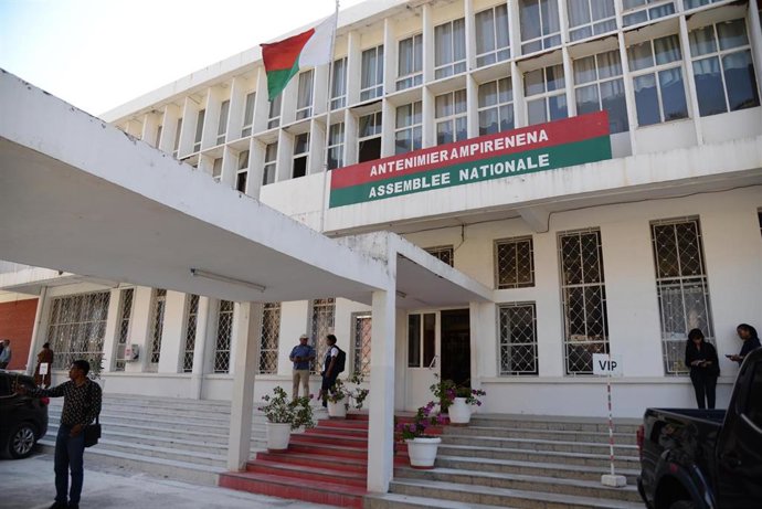 Edificio de la Asamblea Nacional de Madagascar en la capital, Antananarivo