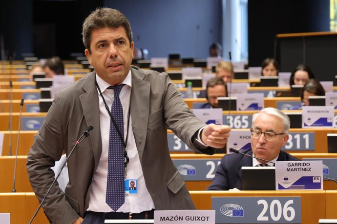 El president de la Generalitat, Carlos Mazón, intervé en el Comitè de les Regions