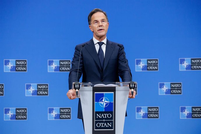 Rueda de prensa del secretario general de la OTAN, Mark Rutte.