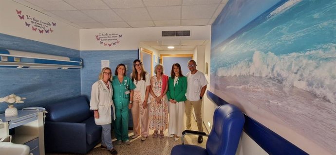 Habitación de despedida perinatal habilitada en el Hospital Punta de Europa de Algeciras