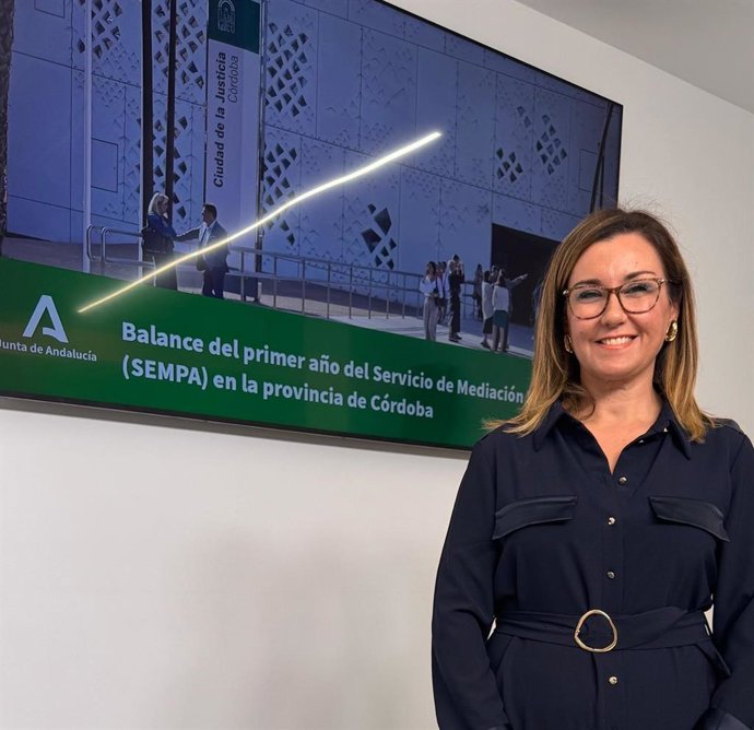 La delegada de Justicia de la Junta en Córdoba, Raquel López.