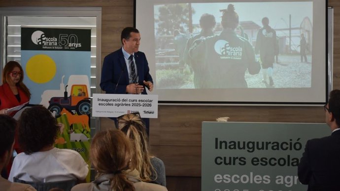El conseller de Agricultura, Ganadería, Pesca y Alimentación de la Generalitat, Òscar Ordeig.