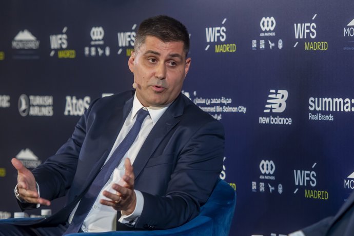 David Aganzo, presidente de AFE, en World Football Summit