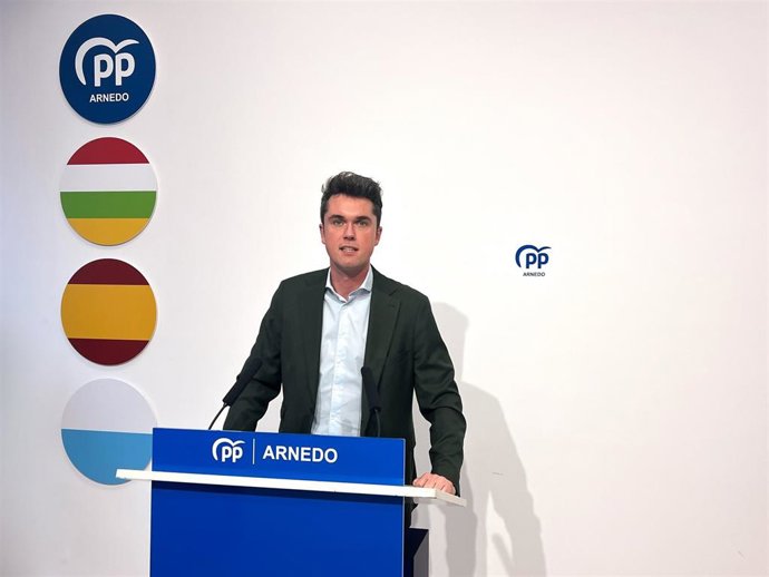 Archivo - El portavoz del Grupo Municipal Popular de Arnedo, Jesús Rubio