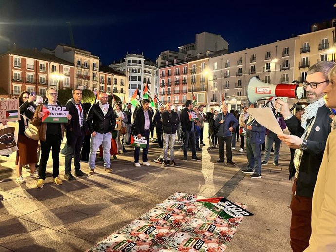 Más de 2.000 personas se concentran en Castilla y León en apoyo a Palestina