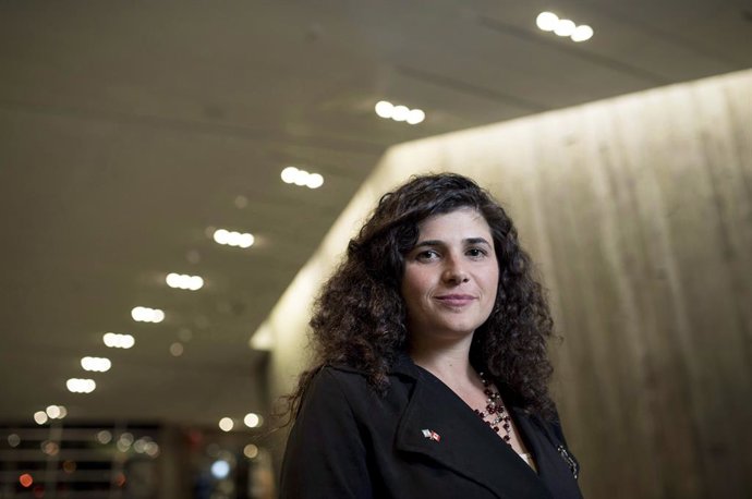 Archivo - 16 de novembro de 2017, Ottawa, On, Canadá: Sharren Haskel, membro do parlamento israelense, em Ottawa na quinta-feira, 16 de novembro de 2017.
