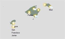 El tiempo hoy, jueves 16 de octubre, en Baleares,