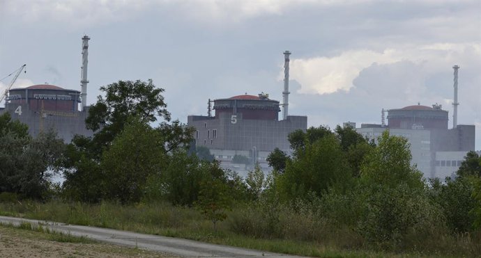 Archivo - Arquivo - Imagem de arquivo da usina nuclear de Zaporiyia, na Ucrânia, ocupada por tropas russas desde março de 2022.