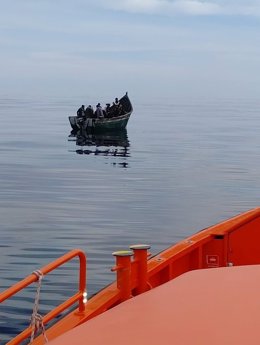 Patera próxima a la isla de Gran Canaria rescatada por Salvamento Marítimo