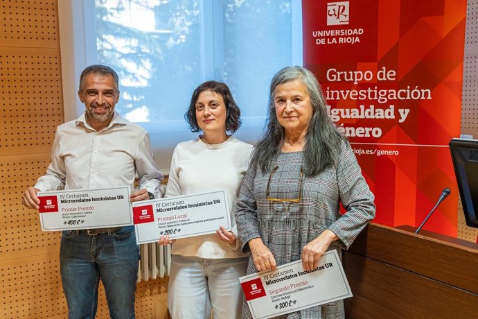 El madrileño Jesús Navarro Lahera gana el IV Certamen de Microrrelatos Feministas de la Universidad de La Rioja.
