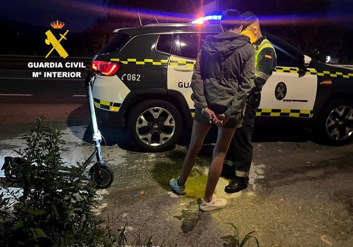 Conductor interceptado.