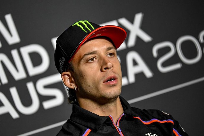 Archivo - BEZZECCHI Marco (ita), Pertamina Enduro VR46 Racing Team, Ducati Desmosedici GP23, portrait, press conference during the 2025 MotoGP Bwin Grand Prix of Austria, on the Red Bull Ring, from August 15 to 17, 2025 in Austria, Spielberg - Photo Studi