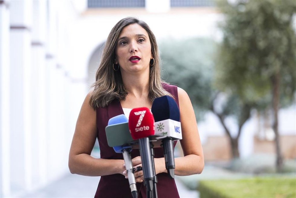 Declaraciones de María Márquez en el Parlamento de Andalucía