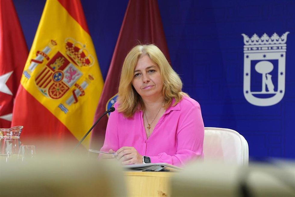 Archivo - La vicealcaldesa de Madrid, Inma Sanz, en la rueda de prensa posterior a la Junta del Gobierno del 3 octubre