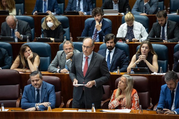 Archivo - El consejero de Digitalización de la Comunidad de Madrid, Miguel López-Valverde Argüeso