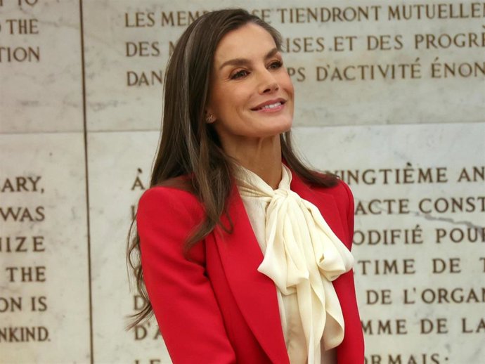 La Reina Letizia ha viajado a Roma para asistir a la ceremonia por el #DíaMundialDeLaAlimentación organizada por la FAO