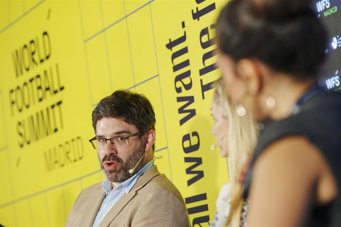 Pedro Malabia, director general de Planificación Estratégica y Desarrollo de Liga F, en World Football Summit Madrid 2025