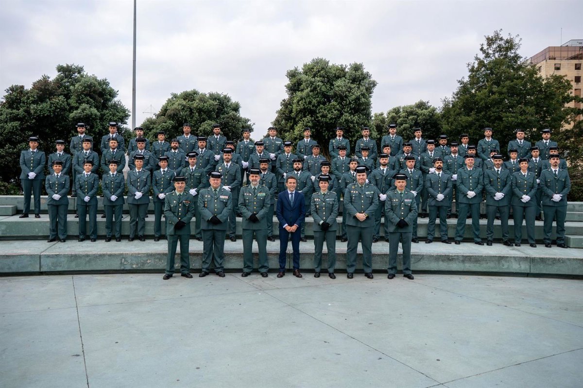 La Guardia Civil incorpora a 65 nuevos agentes en Cantabria y supera los 1.200 efectivos