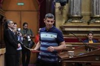 La CUP pide al Parlament amparo legal para manifestantes "heridos" por Mossos en la huelga por Palestina