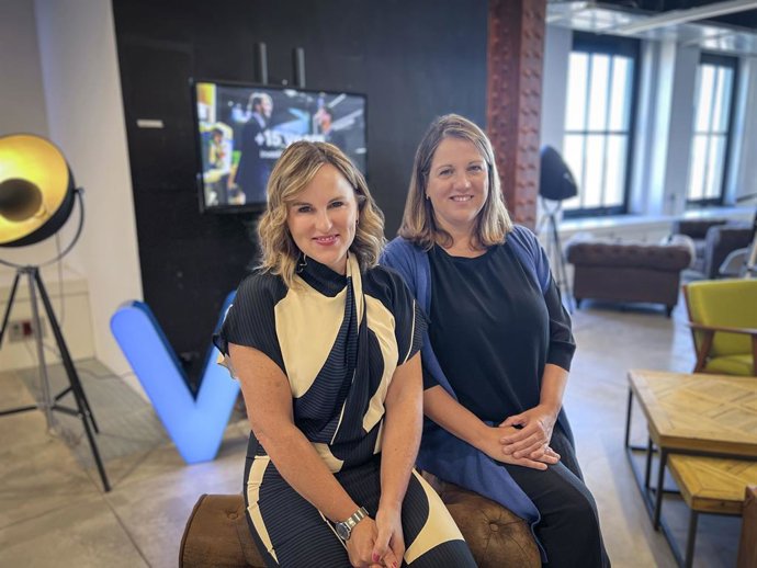 Vanesa Díaz (LuxQuanta) y Paloma Castellano (Wayra)