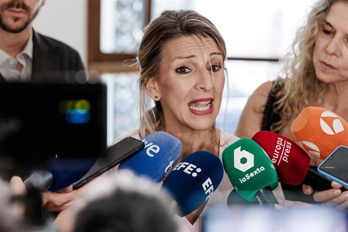 Archivo - La vicepresidenta segunda y ministra de Trabajo y Economía Social, Yolanda Díaz. Archivo.