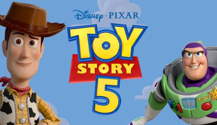 Primer póster de Toy Story 5 con Woody y Buzz Lightyear
