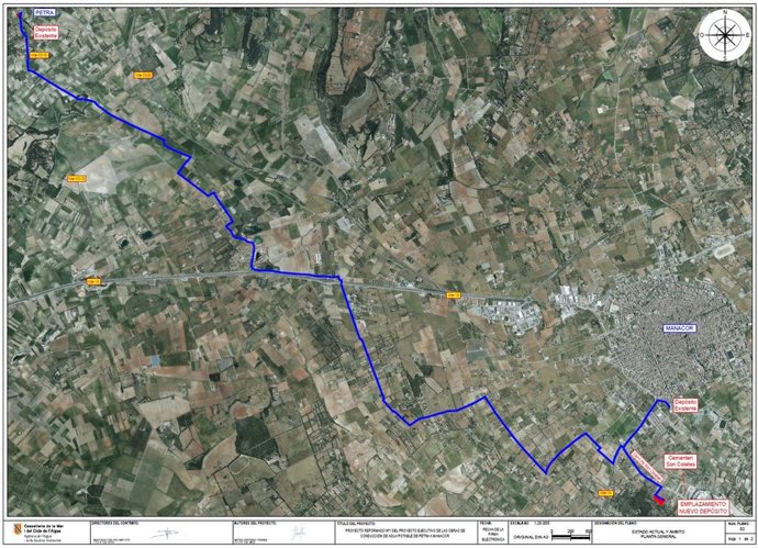 El Govern licita las obras de la red de agua en alta hacia Manacor