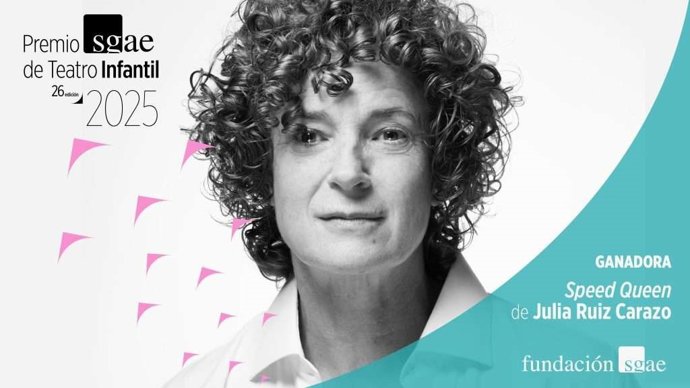 Imagen promocional del Premio SGAE de Teatro Infantil 2025 a Julia Ruiz Carazo